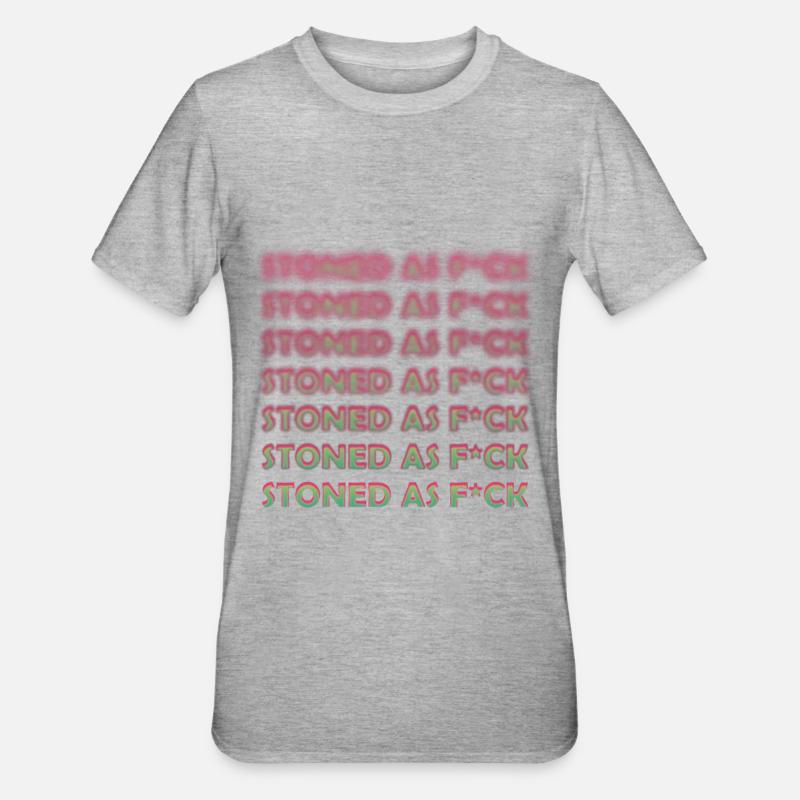 Lapidé - T-shirt polycoton Unisexe - gris chiné