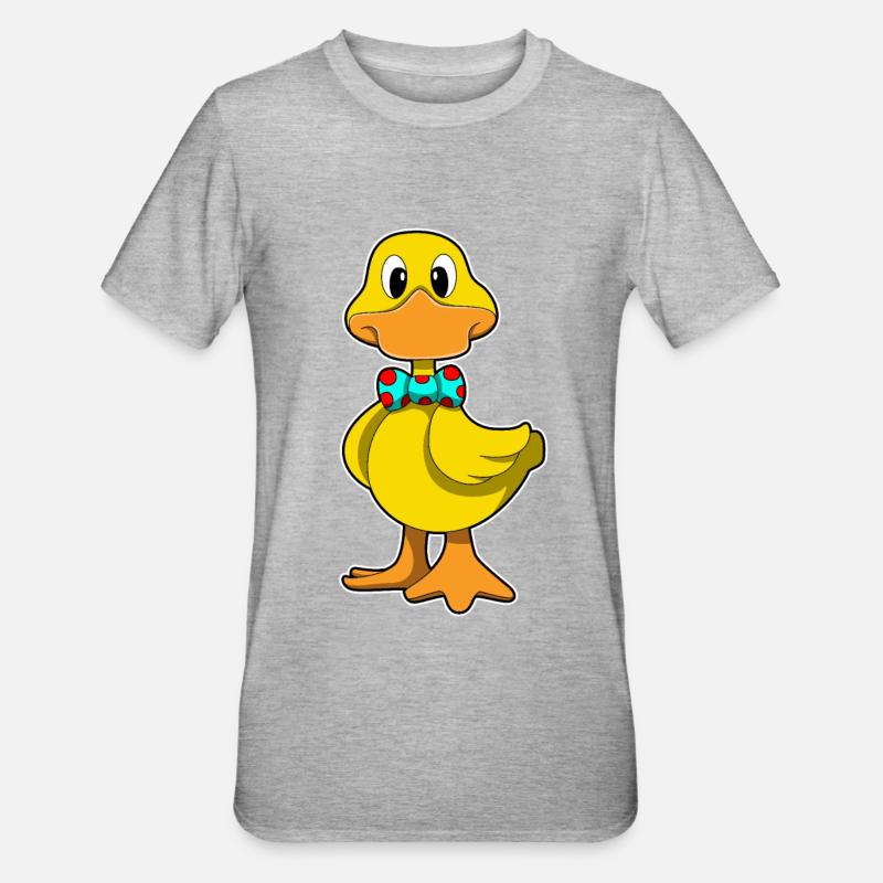 Canard à l'arc - T-shirt polycoton Unisexe - gris chiné