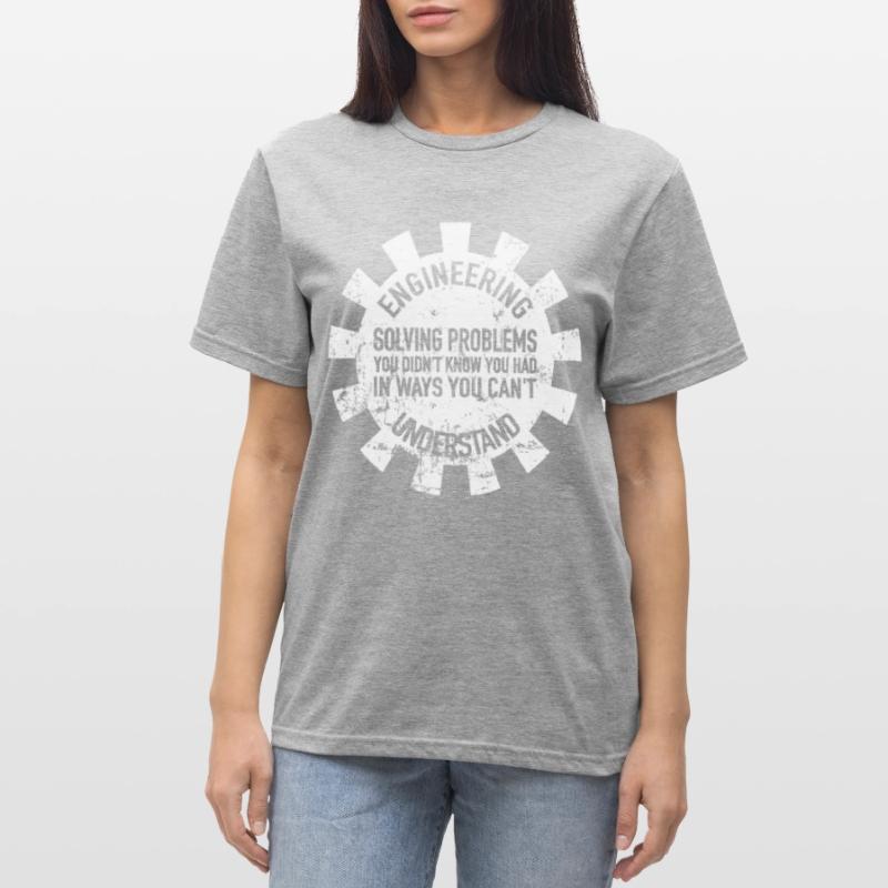 Gear Engineer Technician Engineering Engineer Unisex Polycotton T-Shirt