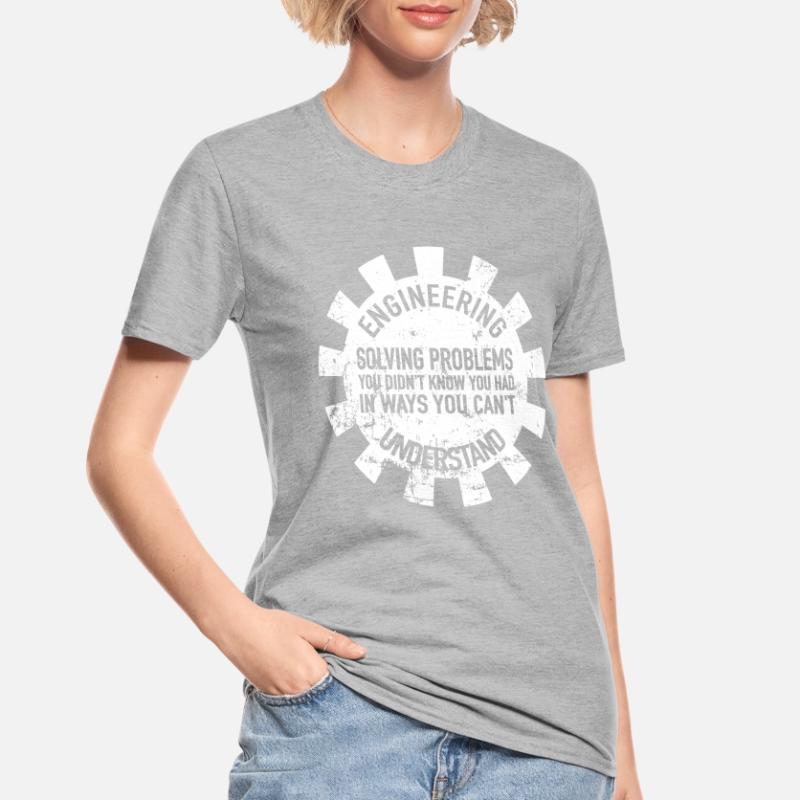 Gear Engineer Technician Engineering Engineer Unisex Polycotton T-Shirt