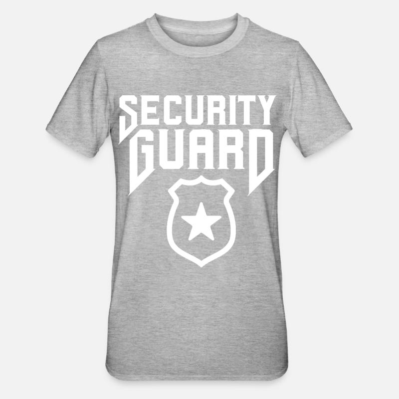 Sécurité de sécurité - T-shirt polycoton Unisexe - gris chiné