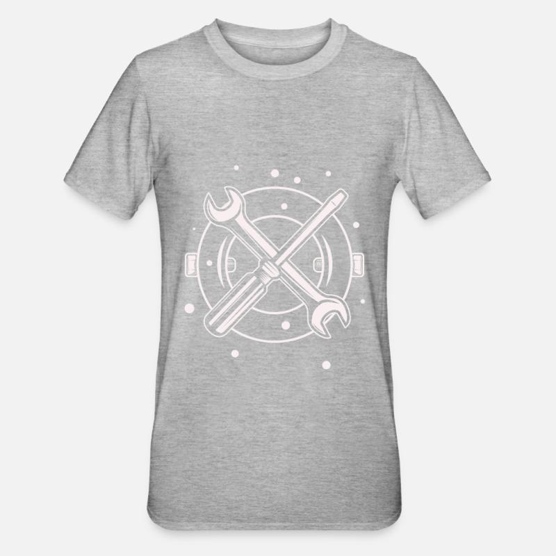 Tool - Screwdriver Screwdriver Hobbyist - Unisex Polycotton T-Shirt - heather grey
