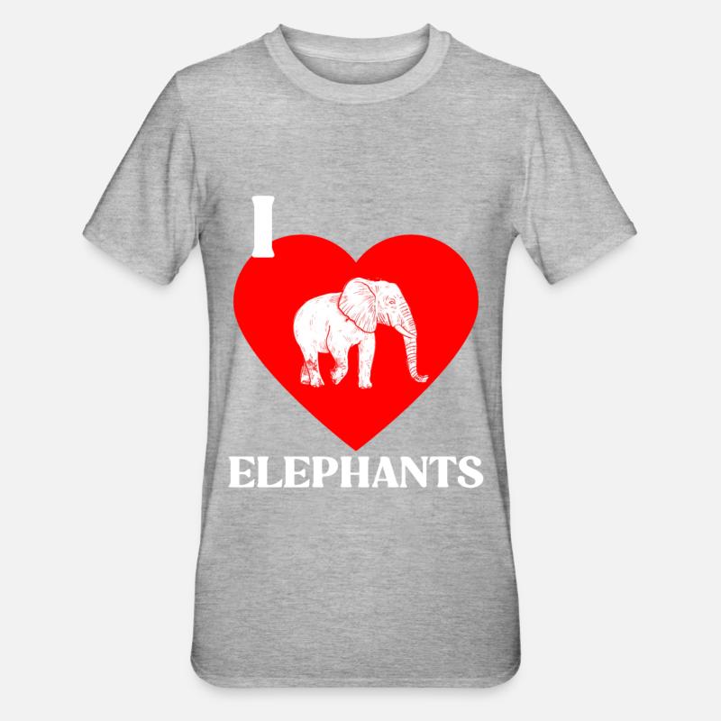 Éléphant - T-shirt polycoton Unisexe - undefined