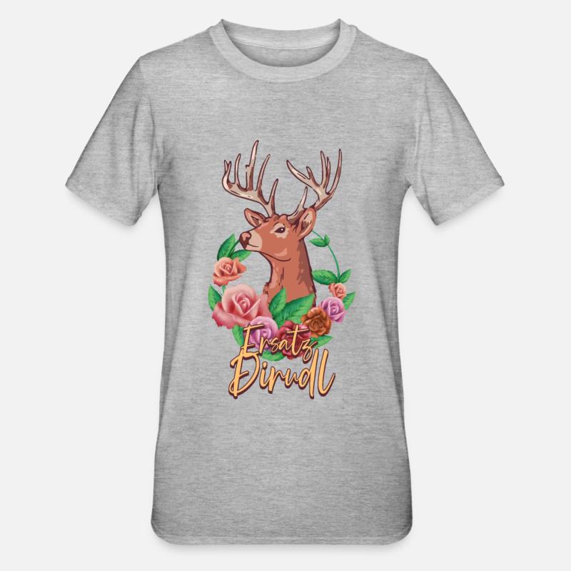 Remplacement Dirndl - T-shirt polycoton Unisexe - gris chiné