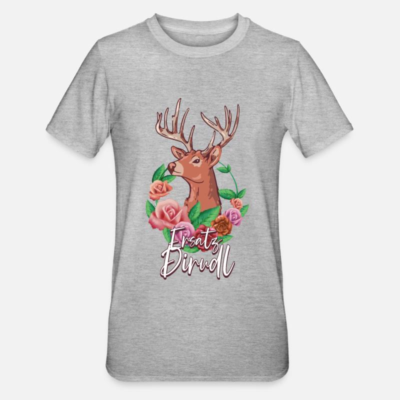 Remplacement Dirndl - T-shirt polycoton Unisexe - gris chiné