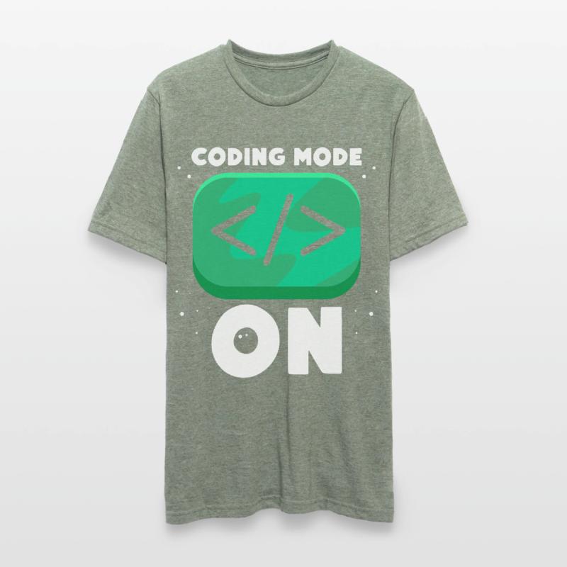 Mode de programmation Un programmeur Codeur de codage T-shirt polycoton Unisexe