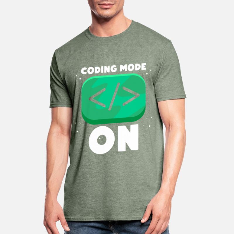 Programmiermodus Ein Programmierer Coding Coder Unisex Polycotton T-Shirt