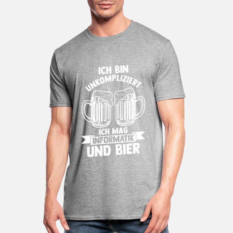 Informatik Programmierer Bier Informatiker Unisex Polycotton T-Shirt