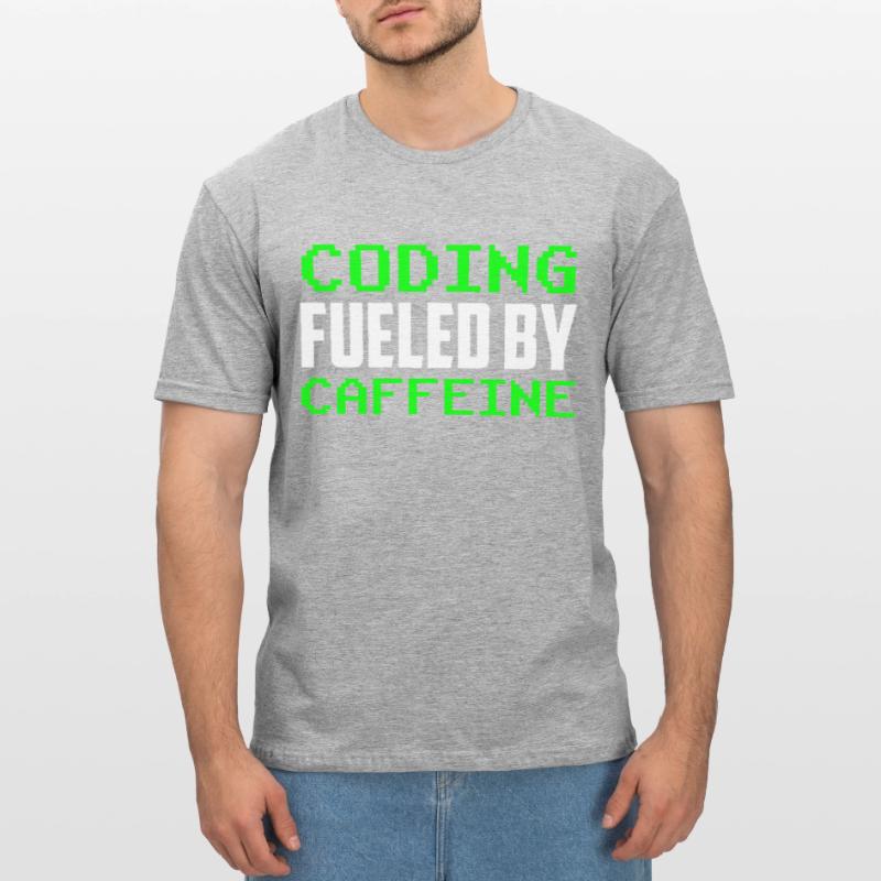 Programmation propulsée par le code de la caféine T-shirt polycoton Unisexe