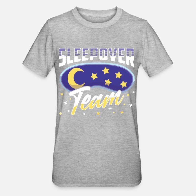Nuit d’équipe douce - T-shirt polycoton Unisexe - gris chiné