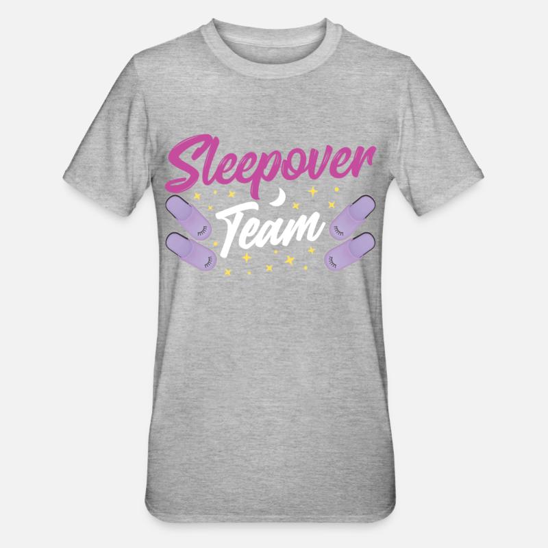 Nuit d’équipe douce - T-shirt polycoton Unisexe - gris chiné