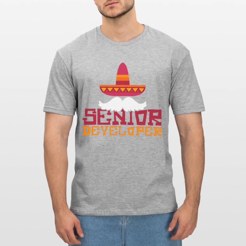 Senior Developer Programming Programmer Unisex Polycotton T-Shirt
