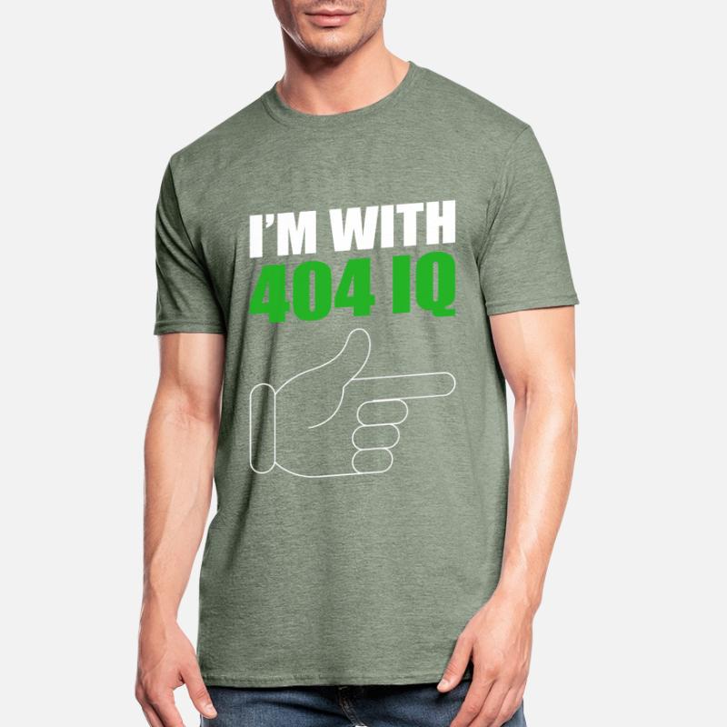 I'm with Stupid 404 Error Programmer Coding Unisex Polycotton T-Shirt