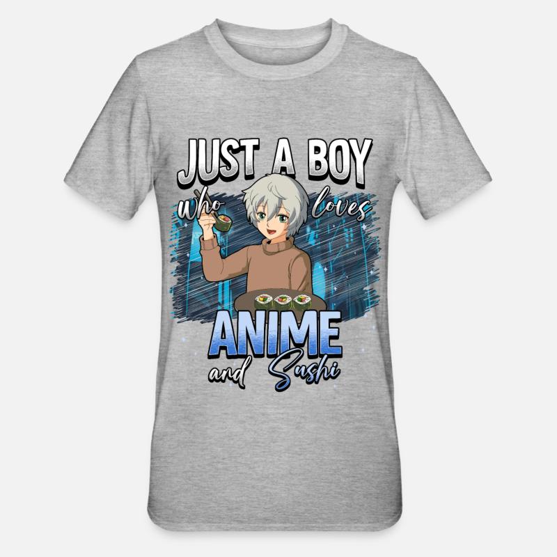 Anime Otaku Weeb - Unisex Polycotton T-Shirt - heather grey