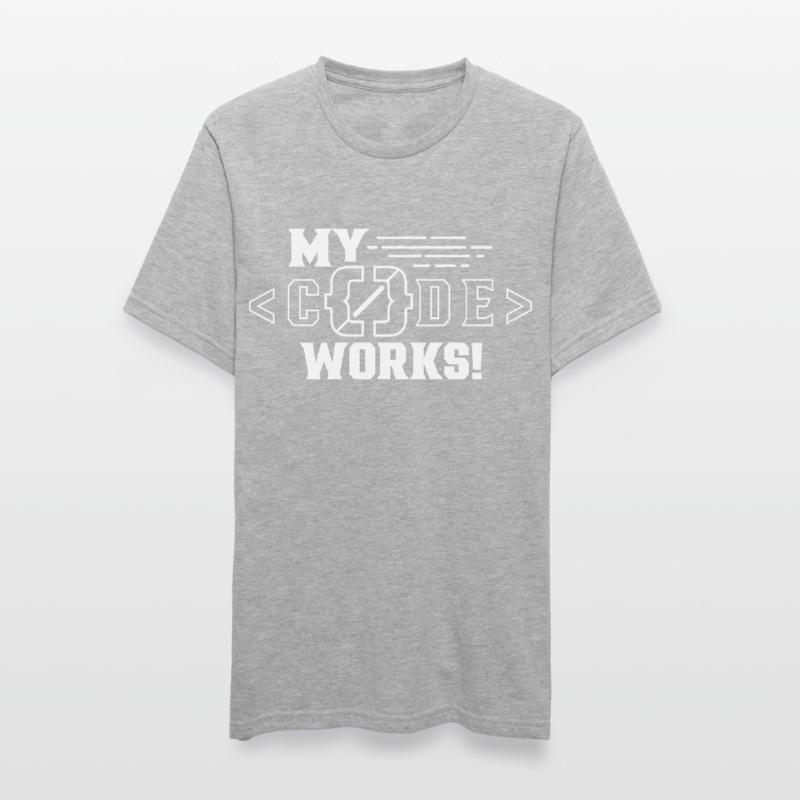 Mein Code Funktioniert Programmieren Coding Coder Unisex Polycotton T-Shirt