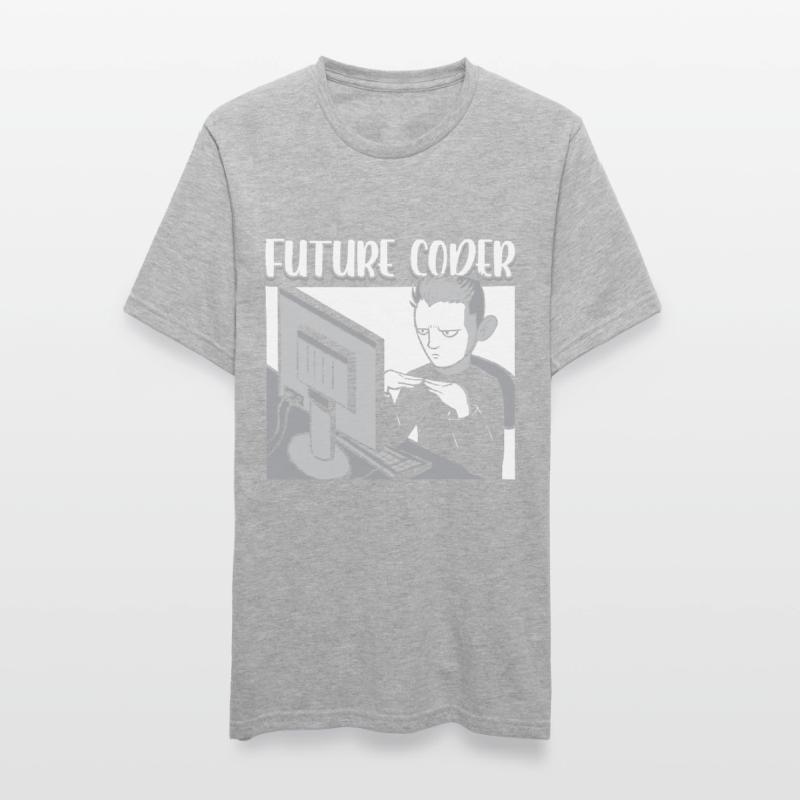 Futur Codeur Étudiant en informatique Programmeur Codage T-shirt polycoton Unisexe