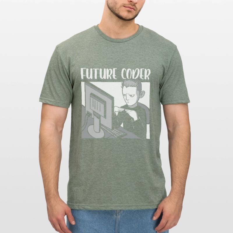 Futur Codeur Étudiant en informatique Programmeur Codage T-shirt polycoton Unisexe