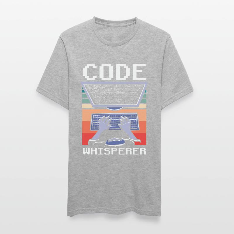 Code Flüsterer Programmierer Coding Coder Unisex Polycotton T-Shirt