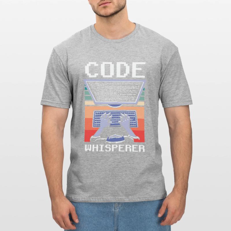 Code Flüsterer Programmierer Coding Coder Unisex Polycotton T-Shirt