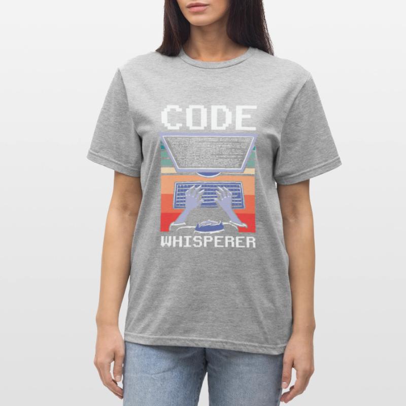 Code Flüsterer Programmierer Coding Coder Unisex Polycotton T-Shirt