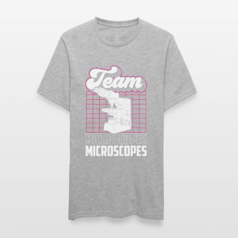Équipe Microscopes Microscope Dictons Microscopes T-shirt polycoton Unisexe