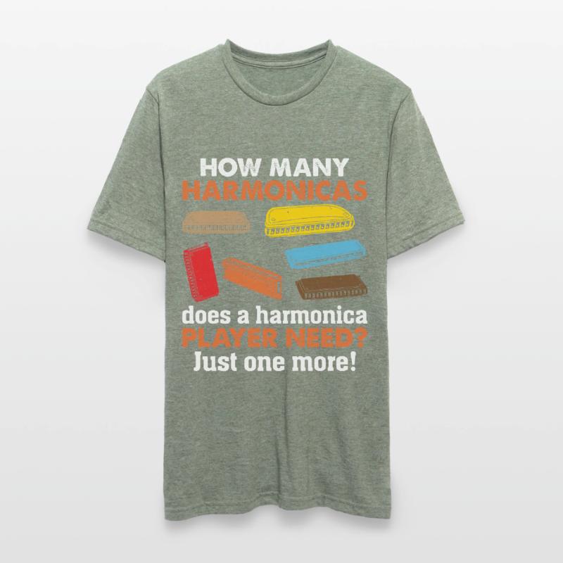 How Many Harmonicas Does A Harmonica Player Needs? Unisex Polycotton T-Shirt