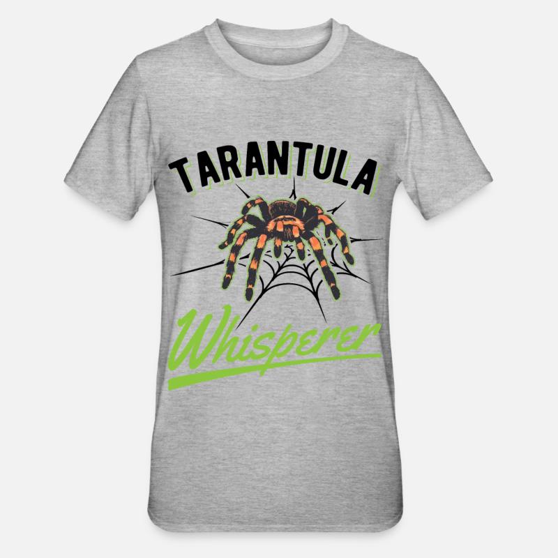 Tarantel Flüsterer Tarentula Whisperer - T-shirt polycoton Unisexe - gris chiné