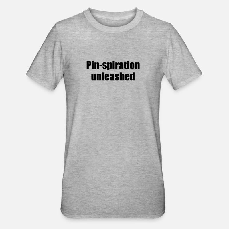 Bowling - Pin-spiration unleashed - Unisex Polycotton T-Shirt - heather grey