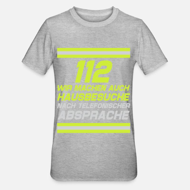 Firefighter Tshirt Firefighter Firefighter 112 - Unisex Polycotton T-Shirt - undefined