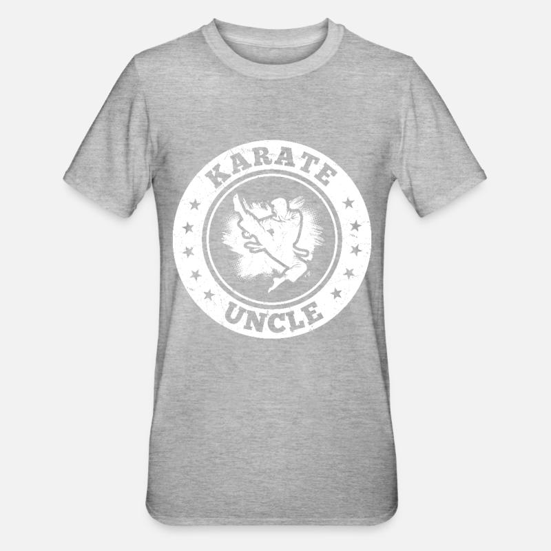 Karaté Oncle Karaté Combattant - T-shirt polycoton Unisexe - gris chiné