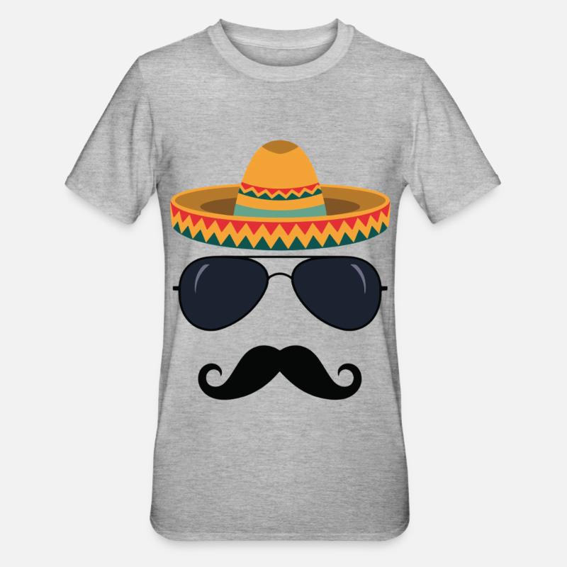 Cinco De Mayo - T-shirt polycoton Unisexe - gris chiné