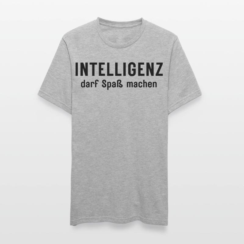 Intelligence can be fun Statement Design Unisex Polycotton T-Shirt