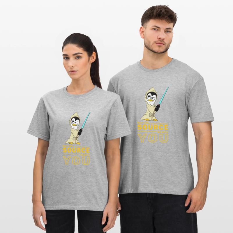 IT nerd Linux Linux penguin geek software engineer Unisex Polycotton T-Shirt