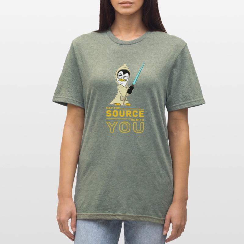 IT nerd Linux Linux penguin geek software engineer Unisex Polycotton T-Shirt