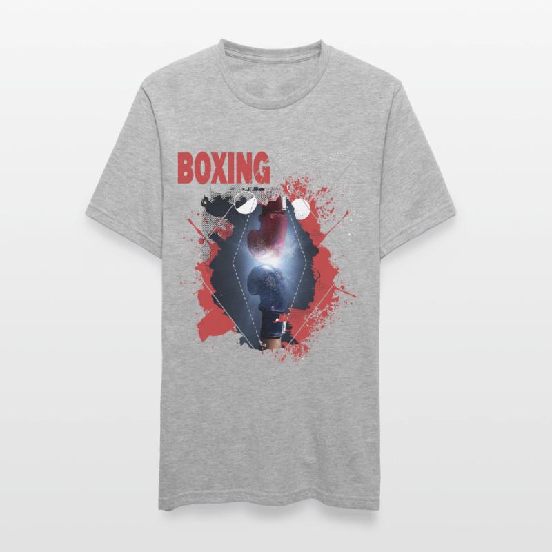 Boxe Boxe Boxe Gants de Boxe Boxe Match Ring de Boxe T-shirt polycoton Unisexe