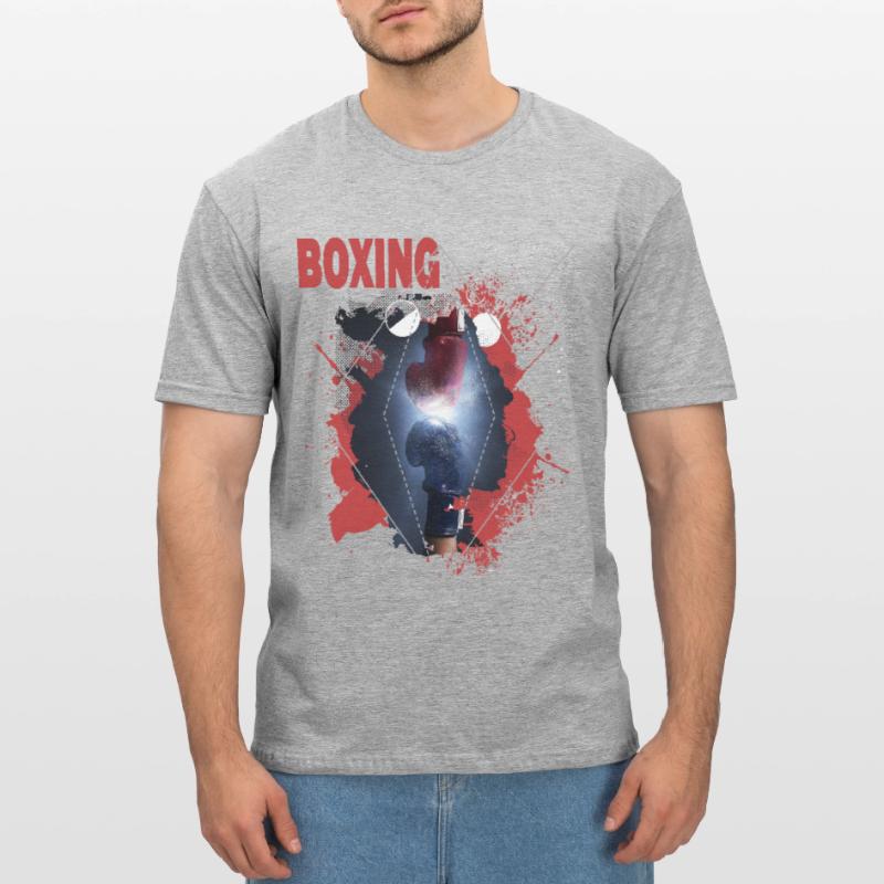 Boxe Boxe Boxe Gants de Boxe Boxe Match Ring de Boxe T-shirt polycoton Unisexe