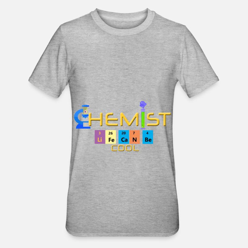 Chemist - Unisex Polycotton T-Shirt - heather grey