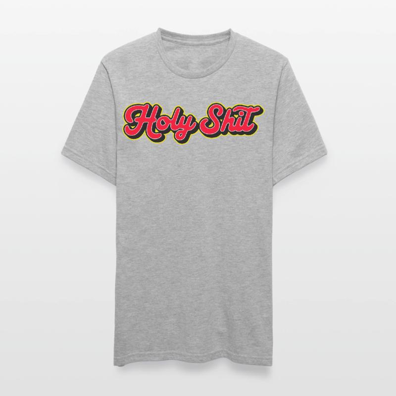 Holy Shit 3D Red Script T-shirt polycoton Unisexe