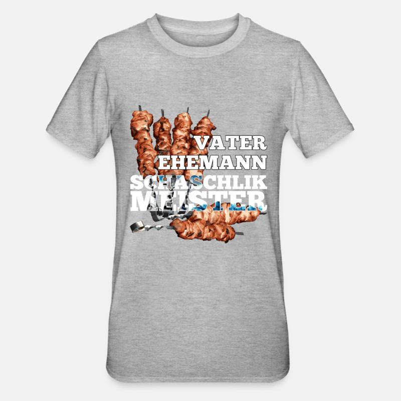 Shashlik Master Gift - Unisex Polycotton T-Shirt - heather grey