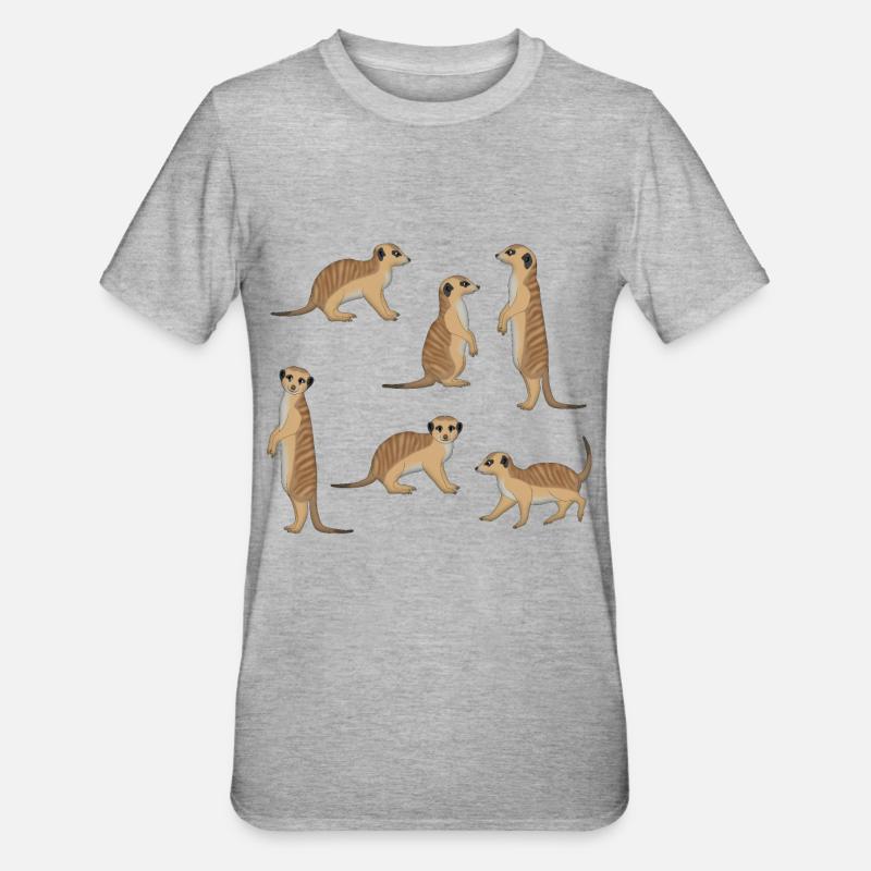 Sélection de Suricate - T-shirt polycoton Unisexe - gris chiné