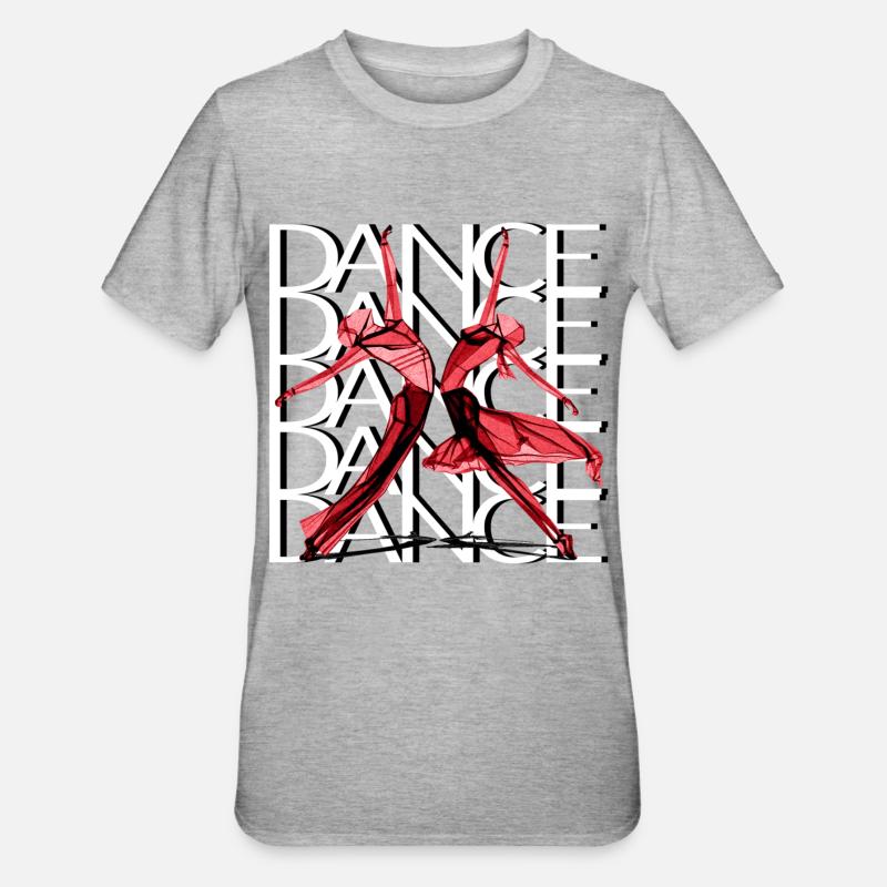 Dancers - T-shirt polycoton Unisexe - gris chiné