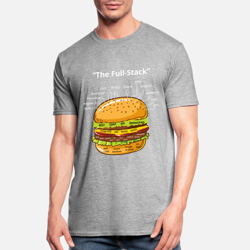 Computer Programmierer Programmierer Software Burger Liebhaber Unisex Polycotton T-Shirt