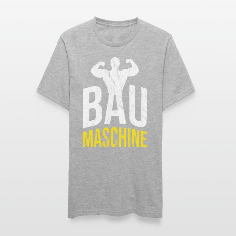 Construction d’une machine à bâtir Construction Maître d’ouvrage T-shirt polycoton Unisexe