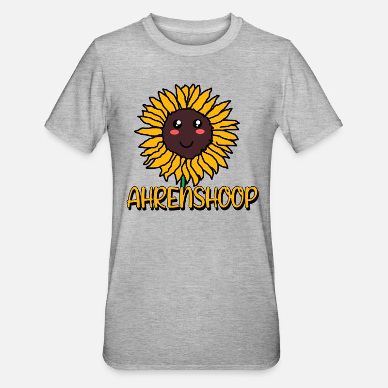 Ahrenshoop - Unisex Polycotton T-Shirt - Grau meliert