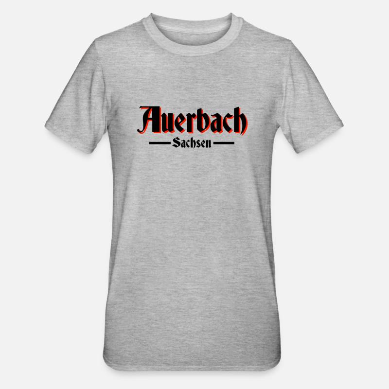 Auerbach - Unisex Polycotton T-Shirt - Grau meliert