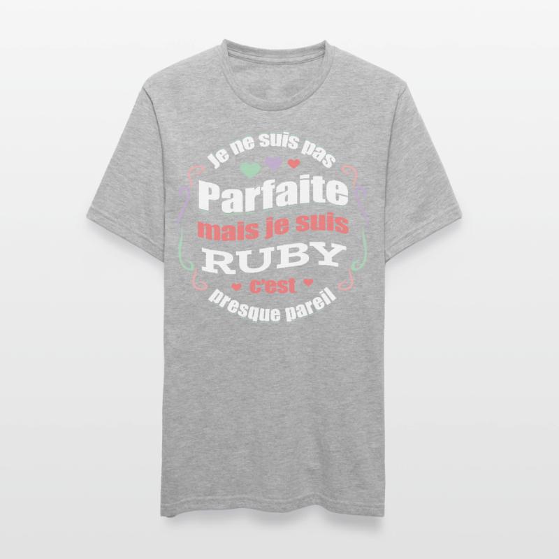 RUBY PARFAITE - PRENOM RUBY T-shirt polycoton Unisexe