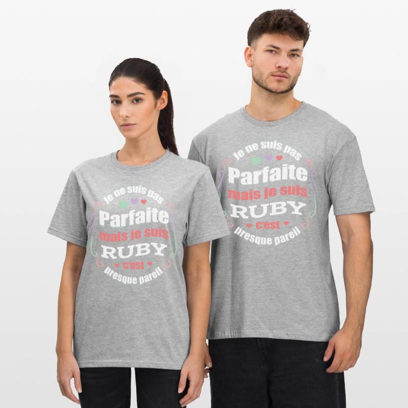 RUBY PARFAITE - PRENOM RUBY T-shirt polycoton Unisexe