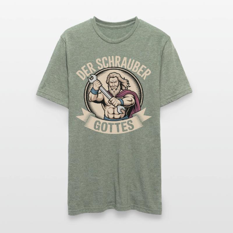 Der Schrauber Gottes Unisex Polycotton T-Shirt
