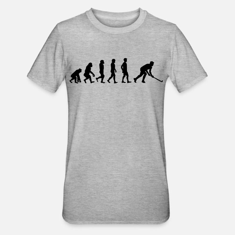 Floorball evolution - Unisex Polycotton T-Shirt - heather grey