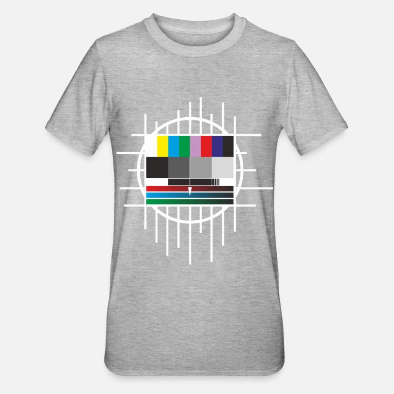 Testbild - Unisex Polycotton T-Shirt - Grau meliert